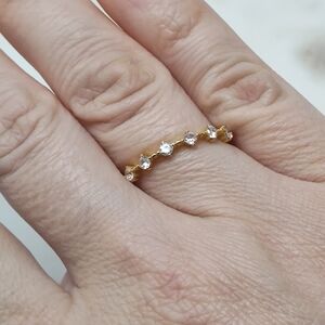 Elegant Gold and Silver Women's Ring
